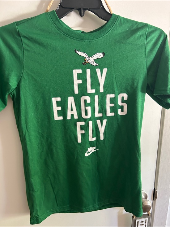 Nike Tops - Nike Green "Fly Eagles Fly" kids  Graphic Tee large  nwt